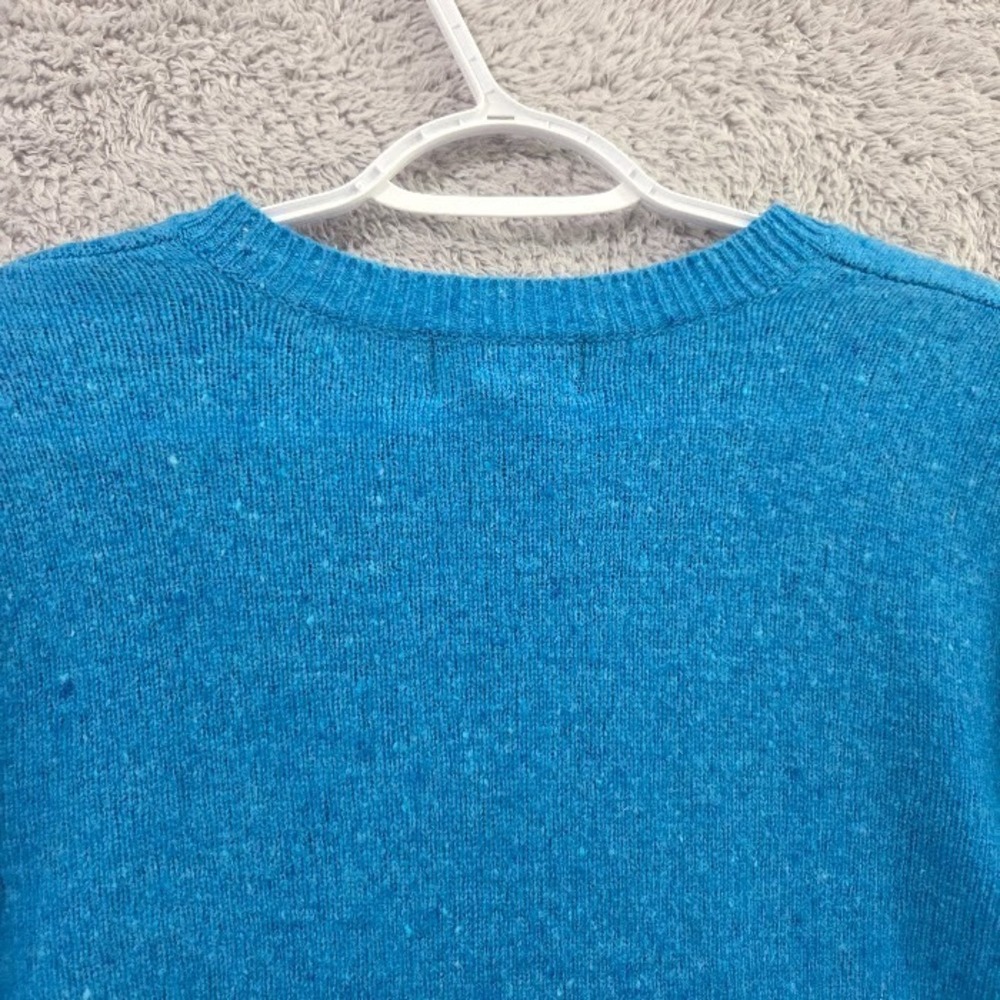 Venezia Jeans Co Blue Lambswool Blend V-Neck Pullover Sweater Women's XL (14/16) - Picture 10 of 11
